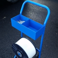 FEUILLARD DE CERCLAGE MANUEL BLANC MANDRIN DIAMETRE 35 - Feuillard de cerclage - Feuillard manuel - Feuillard de cerclage manuel