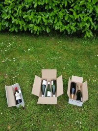 CAISSE DE 2 PAGE -2 - Emballages pour bouteilles - Caisses pour le vin