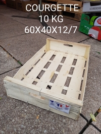 60x40x12 /8 = 10 kg  COURGETTE - Plateaux bois - Plateaux bois 60x40 cm