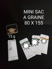 MINI SACS 8 X 15,5 - Sacs papiers  - Minis sacs pour semence 
