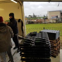 VINPLAST 800BG 80x120 BOUTEILLE BOURGOGNE CHAMPENOISE MUSCADET ANJOU 75CL - - Plaque intercalaire pour calage bouteille