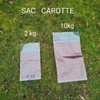 SAC 10 kg carottes - Sac plastique - Sac carotte passe partout - 10 kg passe partout
