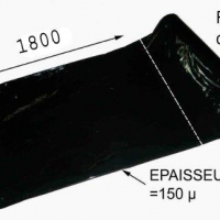 HOUSSE NOIRE POUR PALETTE 100x120 - Housse rétractable - Housse retractable pour palette 100x120