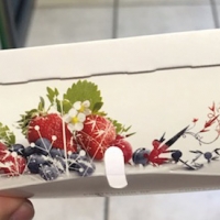 Barquette carton W avec Couvercle 500 g - Barquette carton fraise wk imprime - Barquette fraise w imprime fraise avec couvercle