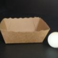 Barquette carton kraft brun sans anse - 250g - Barquette carton kraft - Barquette carton brun