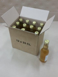 CAISSE CARTON 12 BOUTEILLES - JUS DE POMME - Emballages pour bouteilles - Caisses pour bouteille de jus de pomme