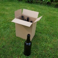 CAISSE DE 6 BOUTEILLE DE BIERE BRASSEUR - Emballages pour bouteilles - Caisses pour bouteille de biere - Caisse de 6 bouteilles brasseur 
