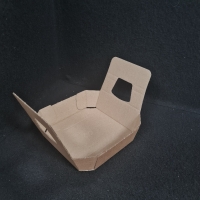 Barquette carton à rabats 4 fruits modèle ''M'' - Barquette 4 fruits à rabats