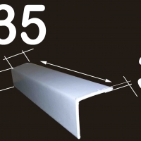 cornière carton 35x35x3x2000 - 2 - Cornière carton de cerclage - Corniere carton blanche - Corniere 35x35 carton blanche recyclable