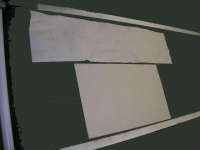 Fond de caisse gris 50x30 -3 - Fond et tour de caisse en papier - Fond de caisse papier gris - Fond de caisse gris 50x30