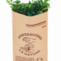 SAC SOS 20+10x33 - Sac papier - Sac a dechet vert