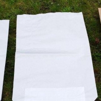 Sac papier 25 kg gueule ouverte kraft blanc - Sac papier - Sac papier gueule ouverte - Sac papier gueule ouverte