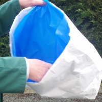 Sac papier 25 kg gueule ouverte kraft blanc étanche - Sac papier - Sac papier gueule ouverte - Sac papier gueule ouverte